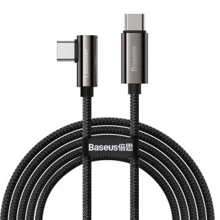 Kabel przewód USB-C PD 2.0 kątowy 200cm Baseus CATCS-A01 Quick Charge 3.0 5A z obsługą szybkiego ładowania 100W