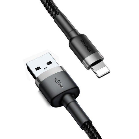 Kabel przewód USB - Lightning / iPhone 200cm Baseus Cafule CALKLF-CG1 z obsługą szybkiego ładowania 1,5A