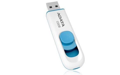 Pendrive ADATA C008 64GB USB 2.0 White-blue