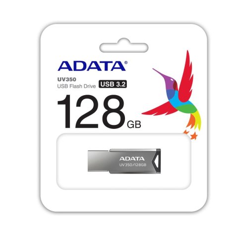 Pendrive ADATA UV350 128GB USB 3.0 Silver