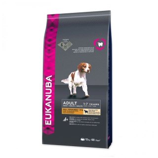 EUKANUBA Adult Small&Medium Breeds rich in lamb & rice 12kg - sucha karma dla psa