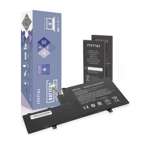 Bateria Mitsu do notebooka HP EliteBook x360 1030 G2 (11.55V) (4700 mAh)