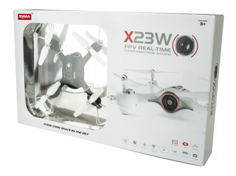 Dron RC Syma X23W 2.4GHz 4CH FPV Wi-Fi czarny