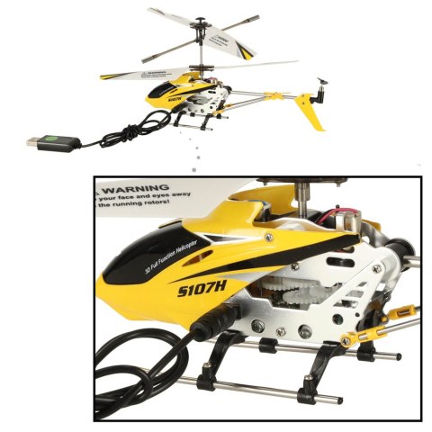 Helikopter RC SYMA S107H 2.4GHz RTF żółty