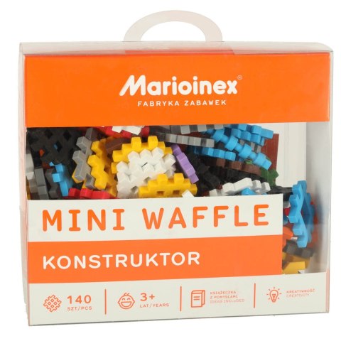 Klocki konstrukcyjne mini wafle 140 elementów