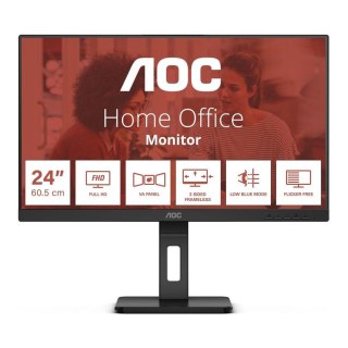 Monitor AOC 24" 24E3QAF 2xHDMI DP VGA 2xUSB 3.0 głośniki 2x2W