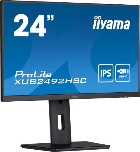 Monitor LED IIYAMA XUB2492HSC-B5 IPS USB-C HAS PIVOT