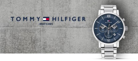 Zegarek Męski Tommy Hilfiger Evan 1710409 + BOX Zegarek Męski Tommy Hilfiger Evan 1710409 + BOX