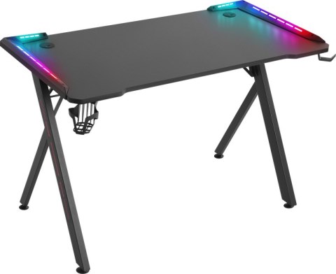 BIURKO DEFENDER EXTREME RGB CZARNE GAMING