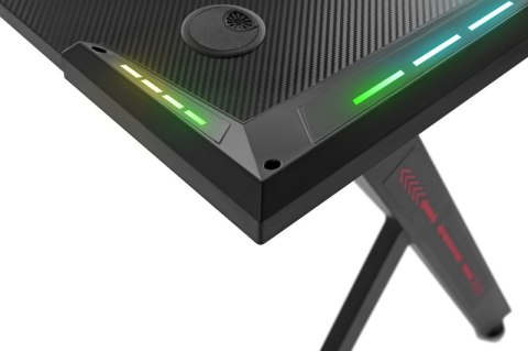 BIURKO DEFENDER EXTREME RGB CZARNE GAMING