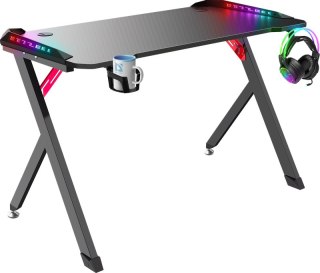 BIURKO DEFENDER SPIRIT RGB CZARNE GAMING