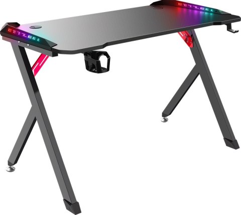 BIURKO DEFENDER SPIRIT RGB CZARNE GAMING