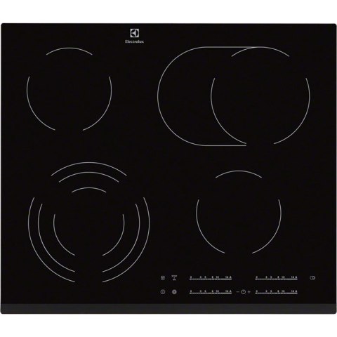 Płyta ceramiczna Electrolux EHF6547FXK (4 pola grzejne; kolor czarny)