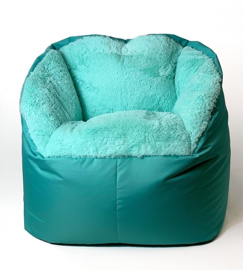 Pufa worek sako FLUFFY miętowy XXL -140x90 Pufa worek sako FLUFFY miętowy XXL -140x90