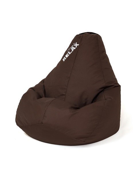 Pufa worek sako GRUSZA czekolada XXL 140x100 Pufa worek sako GRUSZA czekolada XXL 140x100