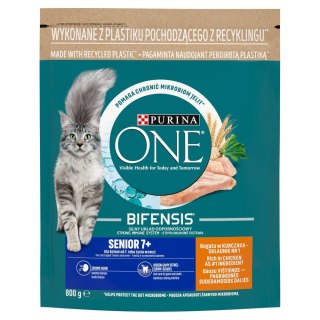 Purina ONE SENIOR 7+ Bogata w Kurczaka i Pełne Ziarna 800g