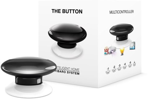 FIBARO The Button | FGPB-101-2 ZW5 | Czarny