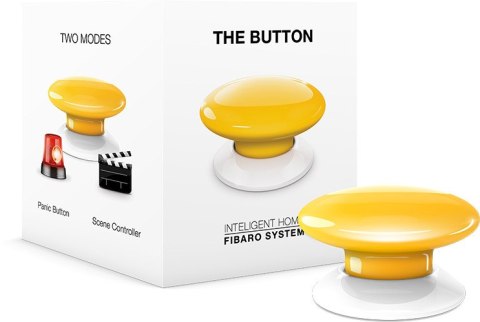 FIBARO The Button | FGPB-101-4 ZW5 | Żółty