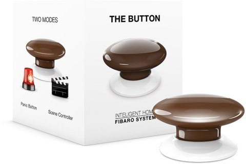 FIBARO The Button | FGPB-101-7 ZW5 | Brązowy