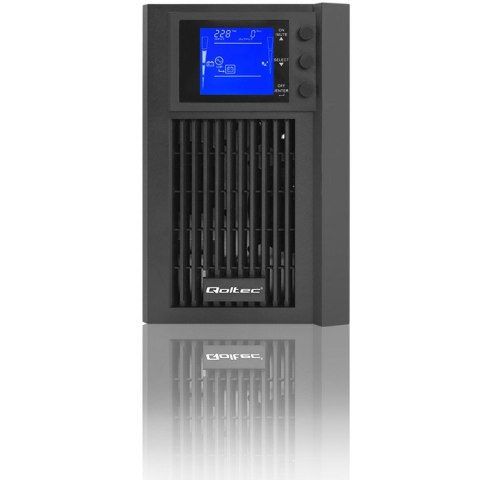 Qoltec Zasilacz awaryjny UPS | On-line | Pure Sine Wave | 2kVA | 1.6kW | LCD | USB