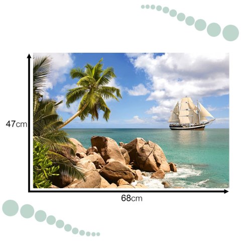 CASTORLAND Puzzle 1500el. Sailing in Paradise - Żeglowanie w raju