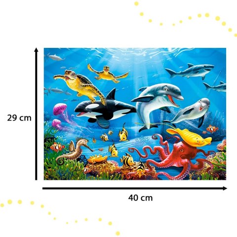 CASTORLAND Puzzle 200el. Tropical Underwater World - Tropikalny Podwodny Świat