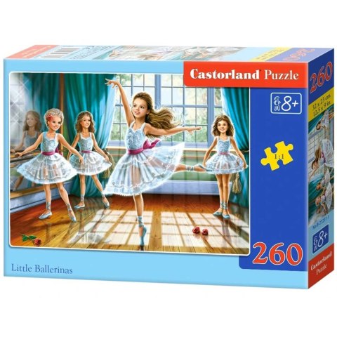 CASTORLAND Puzzle 260 elementów Little Ballerinas - Baletnice 8+