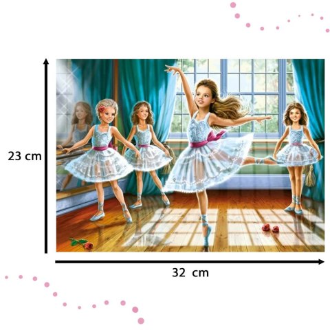 CASTORLAND Puzzle 260 elementów Little Ballerinas - Baletnice 8+