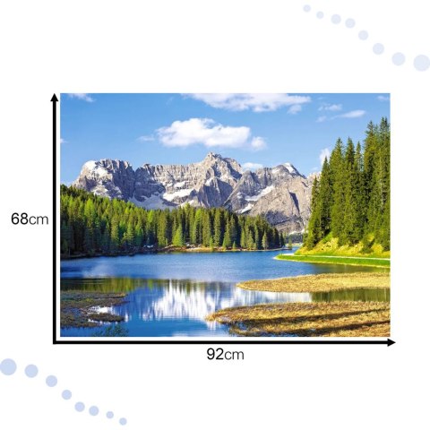 CASTORLAND Puzzle 3000 elementów Misurina Lake Italy - Jezioro Misurina we Włoszech 92x68cm