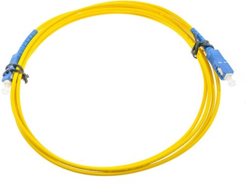 PATCHCORD ŚWIATŁOWODOWY SM 2M SIMPLEX 9/125, SC/UPC-SC/UPC 3MM