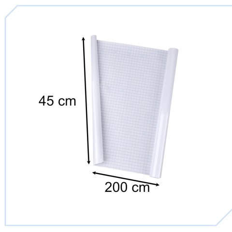 Tablica suchościeralna samoprzylepna 45x200 + mazaki