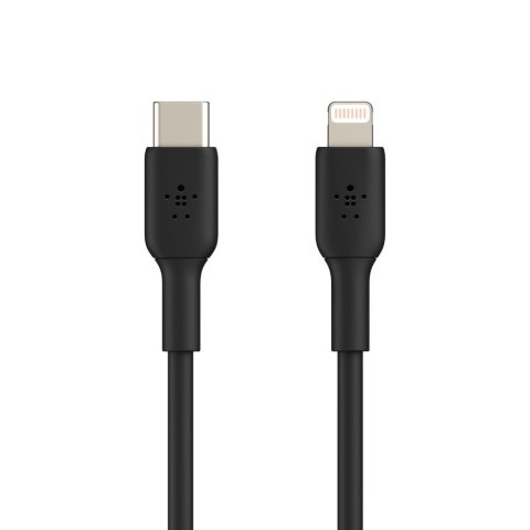 BELKIN KABEL LIGHTNING TO USB-C, PVC, 1M, CZARNY