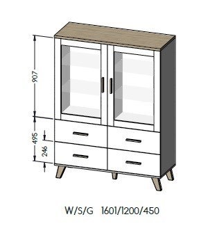 Zestaw LOTTA 2 (KOM1502D3S+ KOM1102D4S+WIT+ ŁAW110)