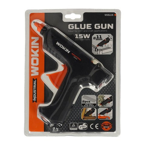 Pistolet do kleju klejenia na gorąco 15W + wkłady 11,2mm