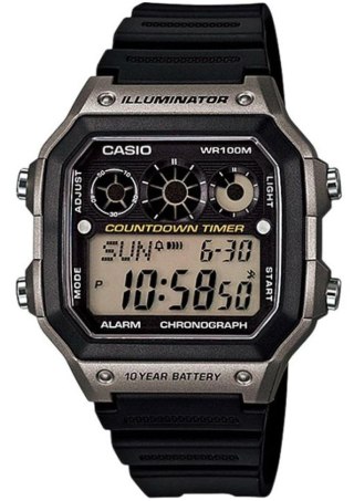 Zegarek Męski CASIO 10 bar do Pływania AE-1300WH-8AVDF