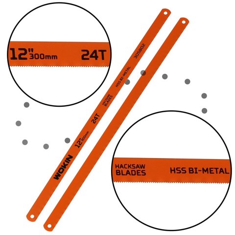 Brzeszczot bimetalowy do cięcia metalu drewna 300x12mm