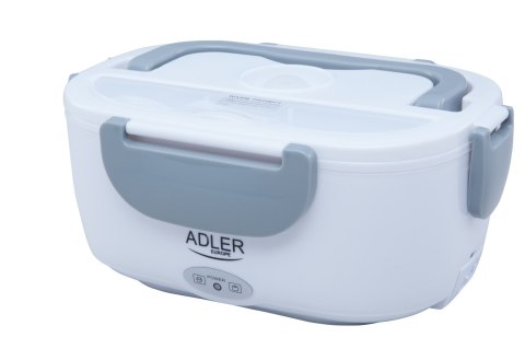 Adler AD 4474 grey Pojemnik na żywność podgrzewany lunch box zestaw pojemnik separator łyżeczka 1,1 L