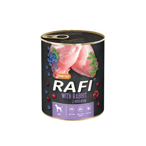 Rafi z królikiem, borówką i żurawiną 800g