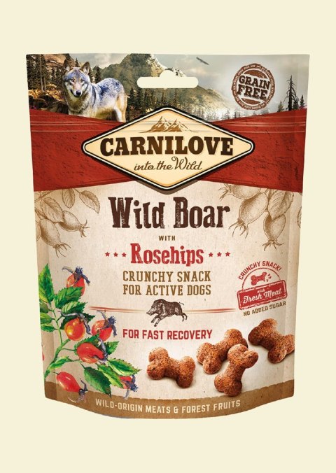 Carnilove Przysmak FRESH CRUNCHY W.BOAR+ROSE200g