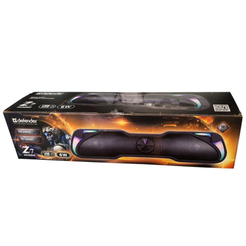 GŁOŚNIK DEFENDER SOUNDBAR Z7 6W LED USB