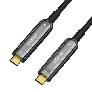 Kabel Optyczny USB-C CLAROC-USBC-10M 4K@60Hz 10m