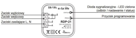 EXTA LIFE RDP-21 RADIOWY ŚCIEMNIACZ OŚWIETLENIA