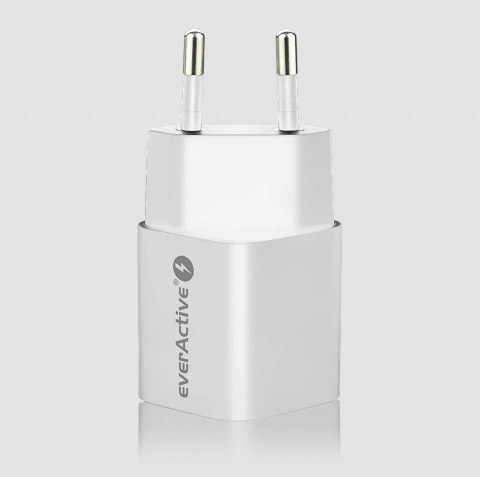 ŁADOWARKA SIECIOWA everActive GaN SC-390Q 30W 1xUSB-C 1xUSB-A PD PPS