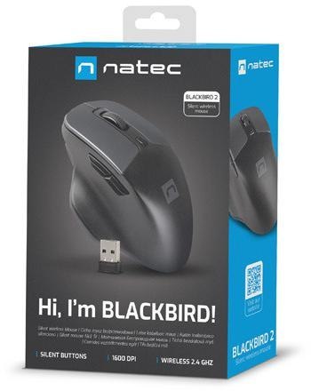 MYSZ BEZPRZEWODOWA NATEC BLACKBIRD 2 Z CICHYM KLIKIEM