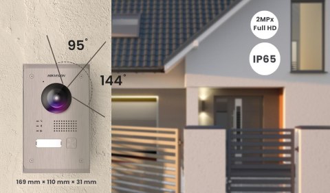 ZESTAW WIDEODOMOFONOWY HIKVISION KIT-D2-PL703-W