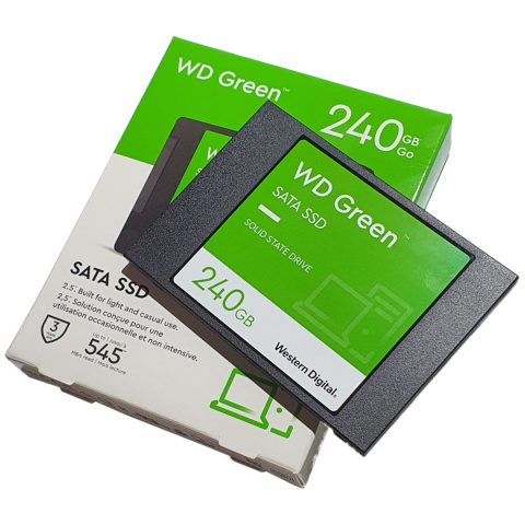 Dysk SSD WD Green 240GB 2,5"/7mm (545MB/s) WDS240G3G0A + ACRONIS TRUE IMAGE