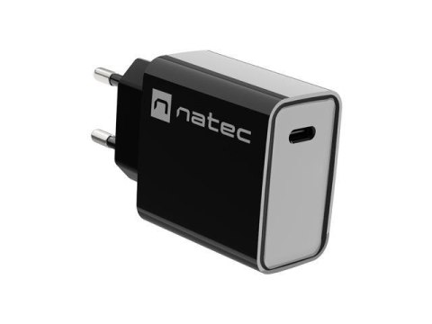 Ładowarka sieciowa Natec Ribera 1x USB-C 20W czarna Ładowarka sieciowa Natec Ribera 1x USB-C 20W czarna