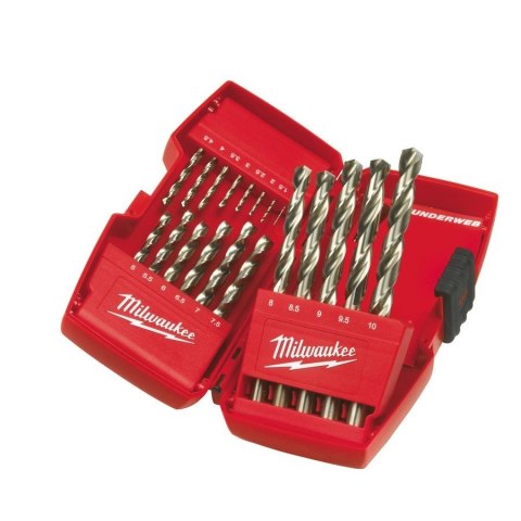 Wiertła do metalu HSS-G THUNDERWEB 19szt 1-10mm 4932352374 MILWAUKEE