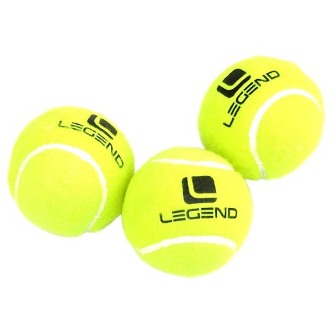 Piłka do tenisa ziemnego zielona 3 szt Legend Piłka do tenisa ziemnego zielona 3 szt Legend