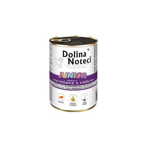 Dolina Noteci Junior bogata w wątróbkę z królika 400 g